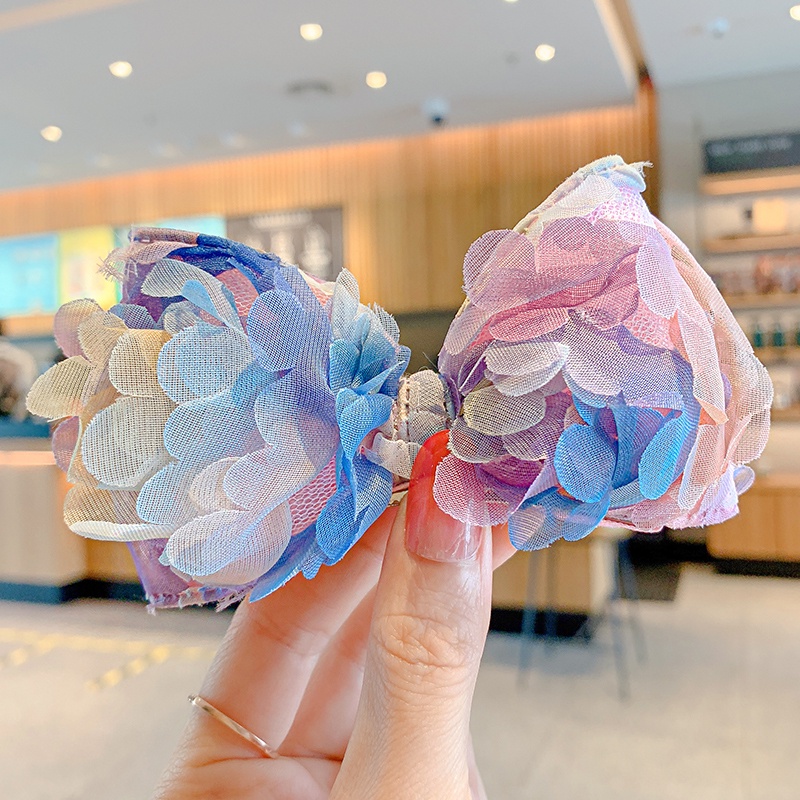 Kẹp Tóc Nơ Công Chúa Phong Cách Hàn Quốc 2022