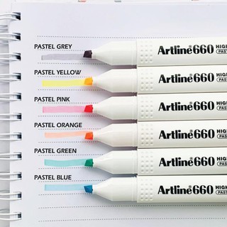 Bút dạ quang Artline EK-660 màu Pastel