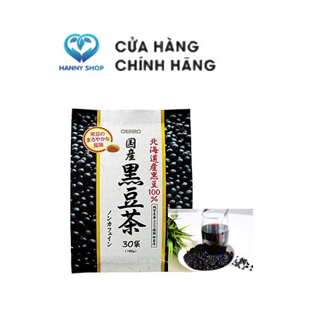 Trà Đậu Đen Orihiro Nhật Bản Hỗ Trợ Thanh Lọc Cơ Thể 30 túi