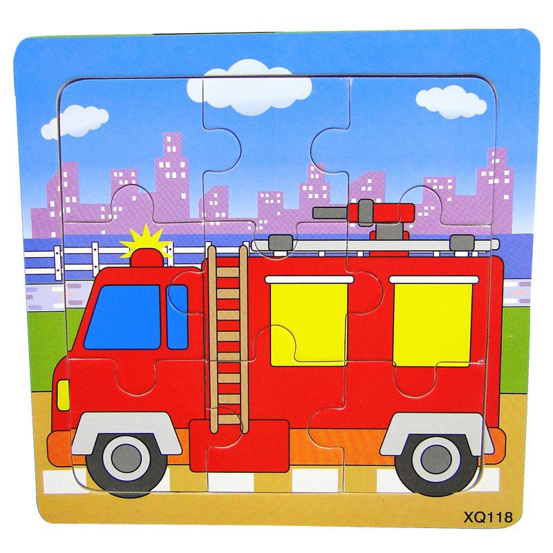 Đồ Chơi Tranh Ghép Xếp Hình 9 Mảnh Cho Bé