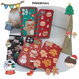 Ốp iphone full viền in hình noel nổi đáng yêu