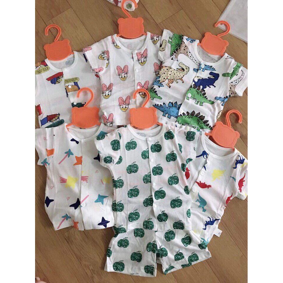 BỘ COTTON THÔNG HƠI XUẤT HÀN dành cho bé 5-16kg QATE56