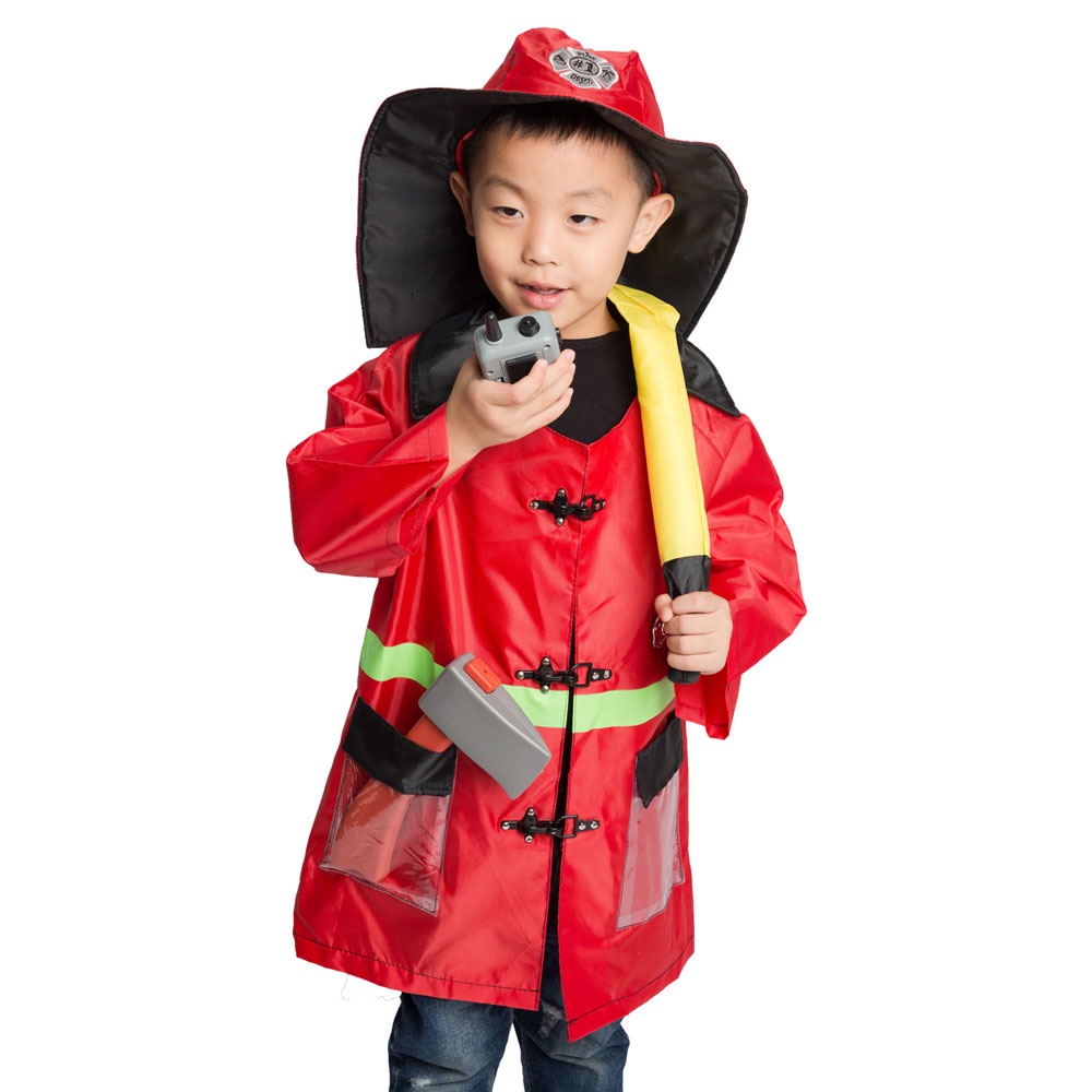 Bộ Đồ Hóa Trang Lính Cứu Hỏa Dành Cho Bé Trai Dịp Halloween