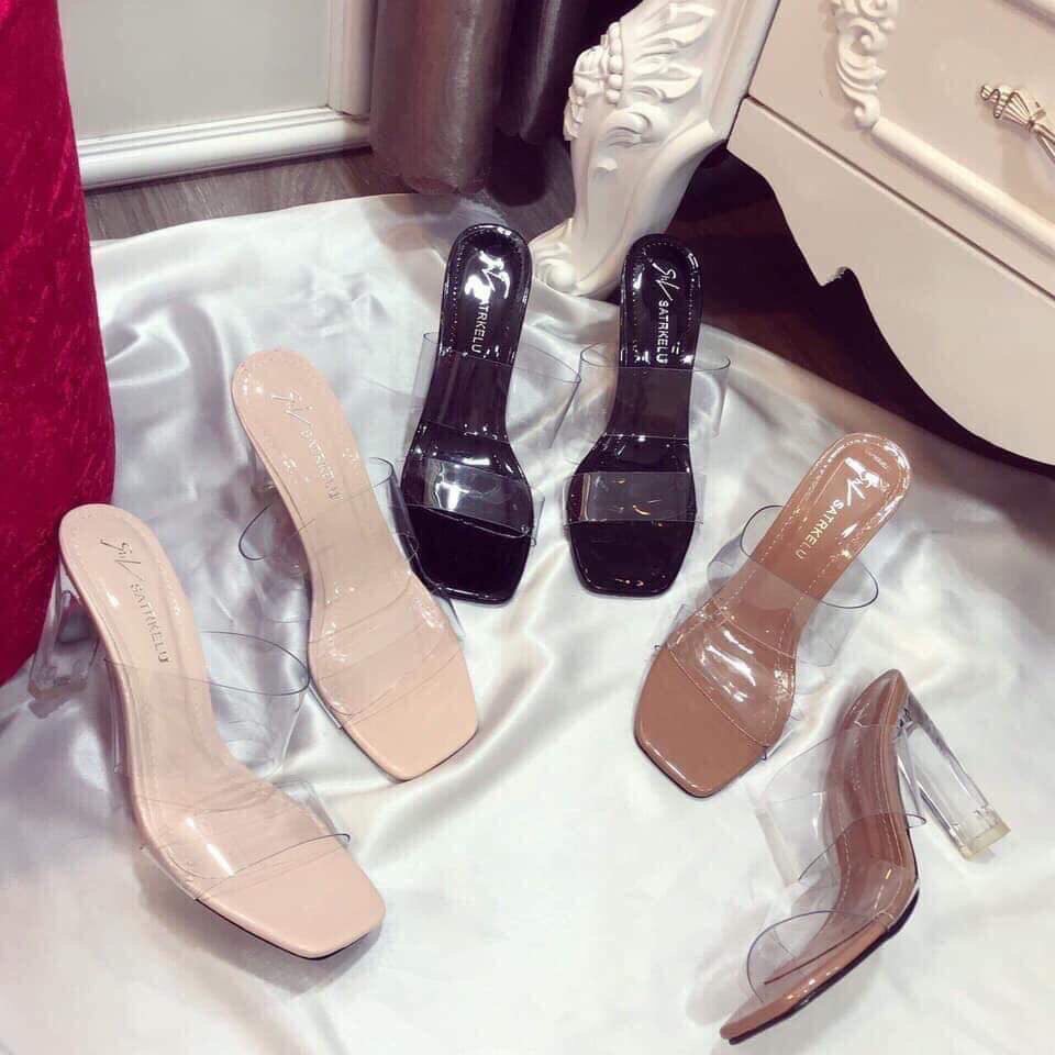 dép nữ/ guốc thời trang 2 dây quai đế dẹt