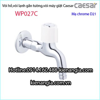Vòi lạnh gắn tường Caesar, vòi xả nước máy giặt cao cấp WP027C
