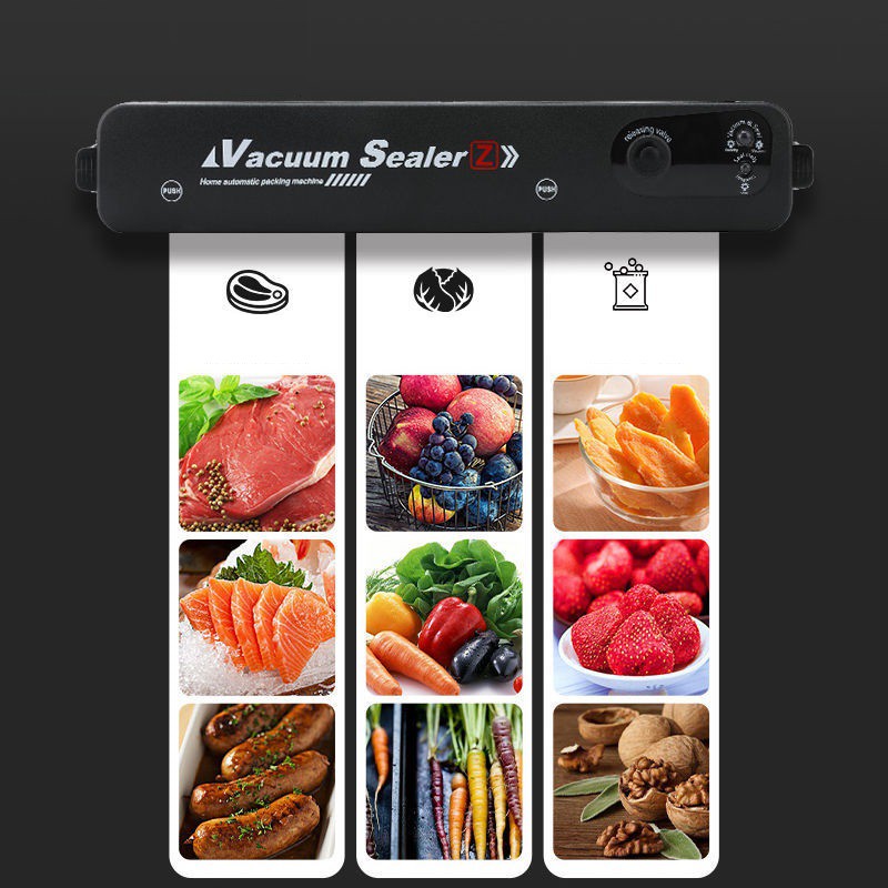 Máy Hút Chân Không Thực Phẩm Vacuum Sealer lực hút mạnh giúp bảo quản thực phẩm được lâu hơn BẢO HÀNH 1 ĐỔI 1