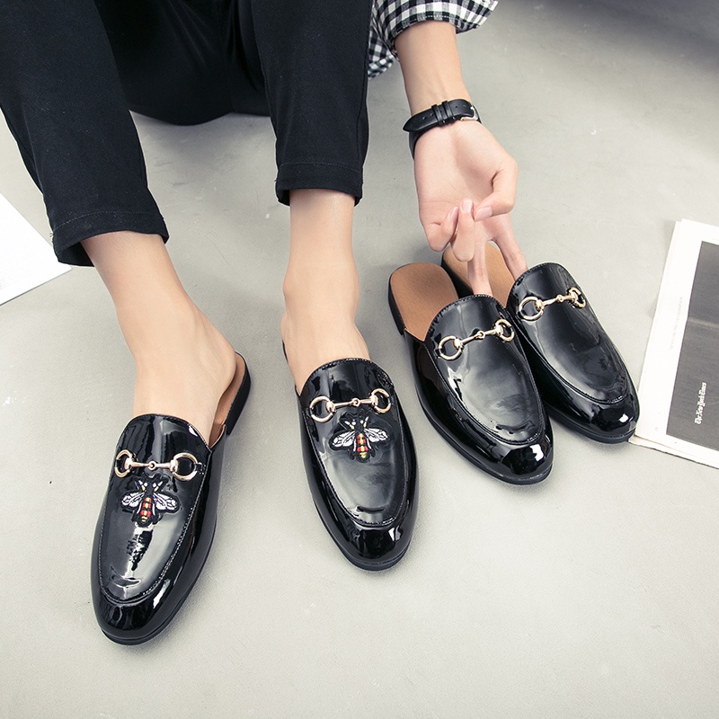 Giày lười không viền size 38-45 phong cách Anh Quốc thời trang dành cho nam