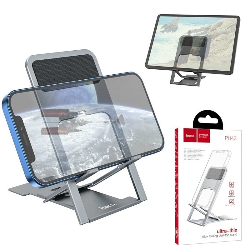 Đỡ điện thoại và IpAd Hoco PH43, siêu mỏng, gọn nhẹ, tiện lợi
