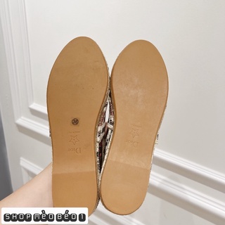 Giày slip on cd thổ cẩm đế cói fullbox