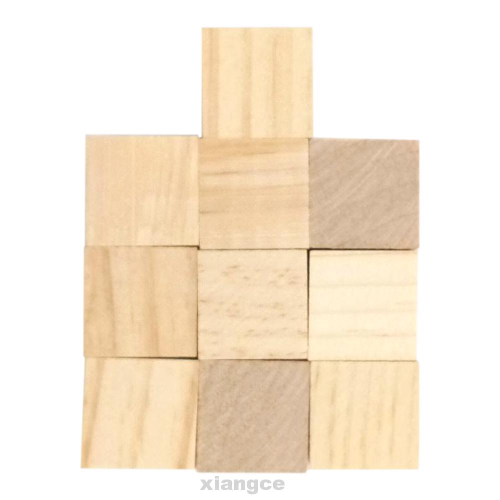 Khối gỗ vuông mini độc đáo dùng trang trí/ làm đồ thủ công tiện dụng
