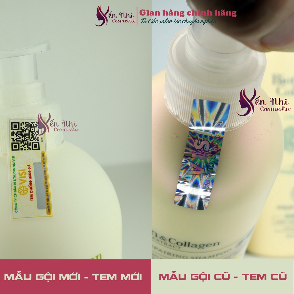 Dầu gội biotin  voudioty ngăn rụng tóc cho nam nữ dầu gội biotin collagen phục hồi siêu mượt, Mỹ phẩm tóc yến nhi DG01