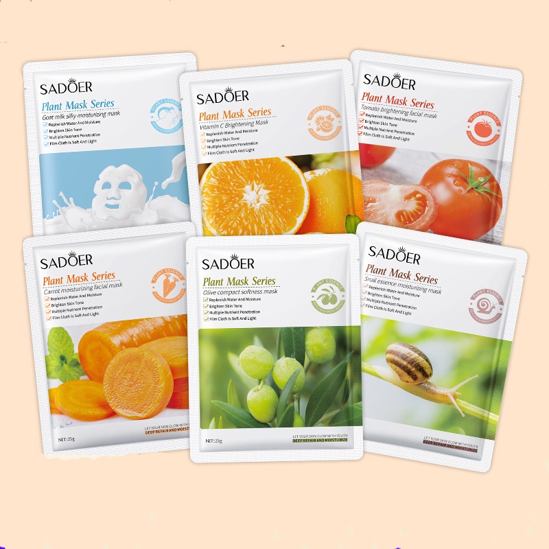 Mặt Nạ Dưỡng Da SADOER 25g Giảm Mụn, Mờ Sẹo Thâm, Làm đẹp và Chăm sóc da toàn diện  - mask nội địa Trung