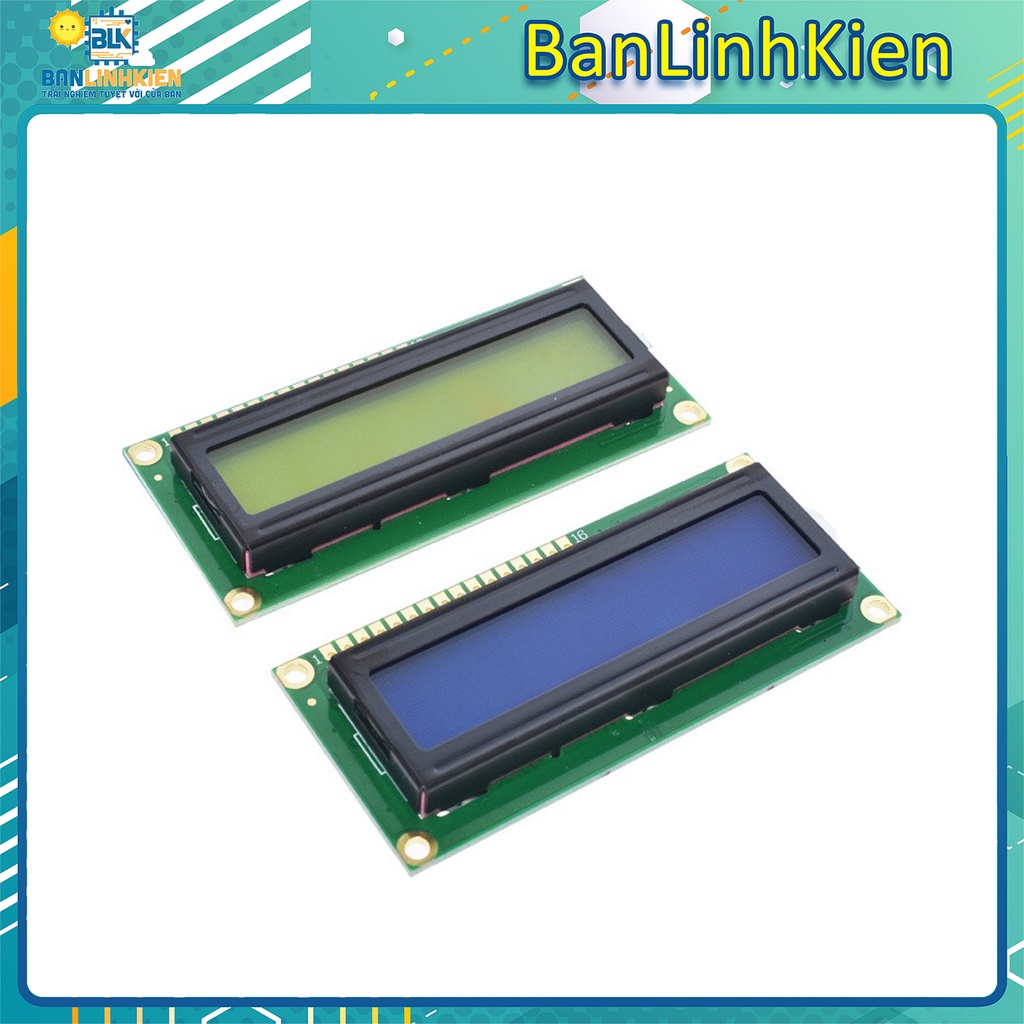 Màn hình LCD1602 Xanh Dương/ Xanh Lá 5V loại Tốt | BigBuy360 - bigbuy360.vn