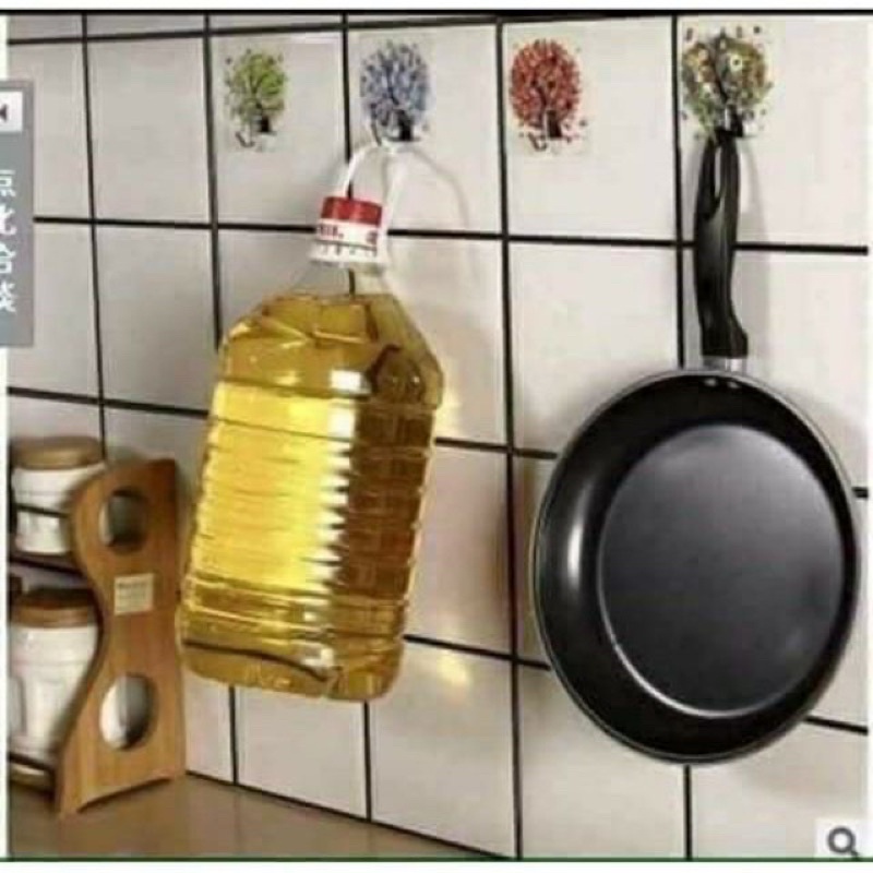 Combo 10 chiếc móc 3D dán tường, móc dán treo đồ đa năng