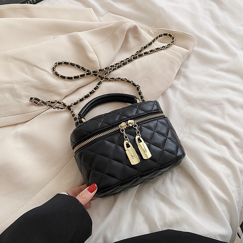 Túi Xách Nữ Đeo Chéo Cầm Tay Sai 19 Hàng Quảng Châu Da Mềm Họa Tiết Trần Trám Xách Đeo Đều Điệu Đà Xinh Xắn (Hàng vỡChâu