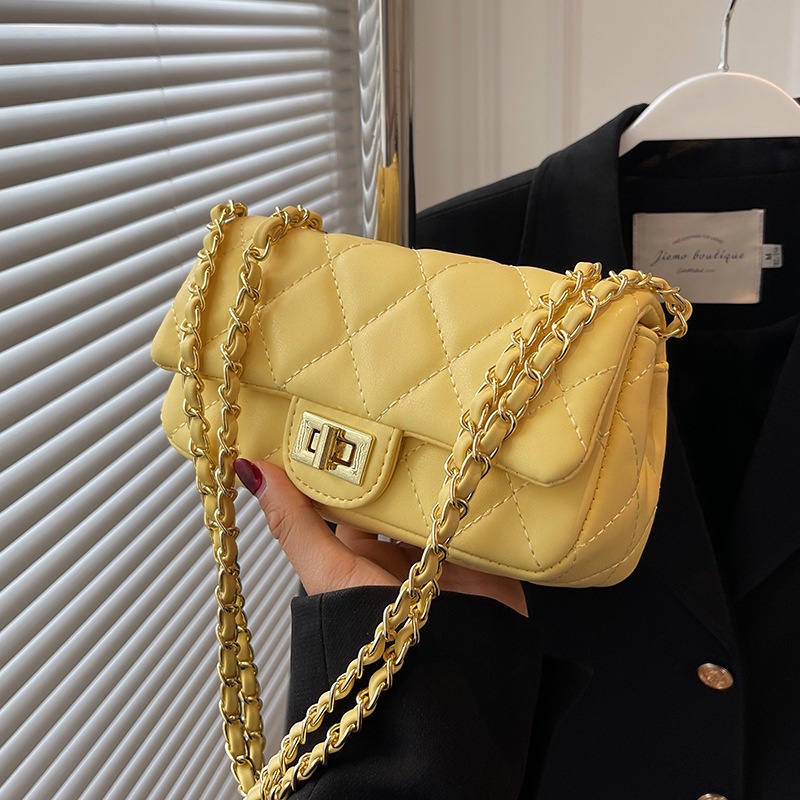 Túi Đeo Chéo Vai Thêu Họa Tiết Dây Xích Thời Trang Mùa Hè Hàng Mới Dành Cho Bạn Nữ 2022