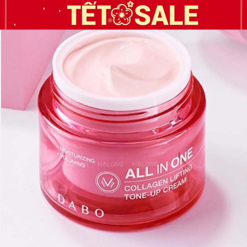 Kem lót nâng tone All In One Dabo Collagen Lifting Tone Up căng mịn da Hàn Quốc 50ml