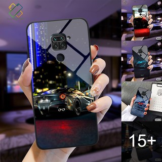 Ốp lưng điện thoại Xiaomi Redmi Note 9 in 3D kính cường lực chủ đề siêu xe