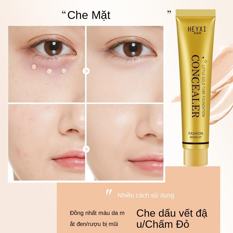 [Hàng mới về] Kem che khuyết điểm Heyxi dạng lỏng 3 màu tùy chọn chuyên dụng