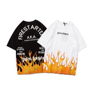 Áo Thun Tay Ngắn Dáng Rộng In Chữ Palm Angel Cá Tính