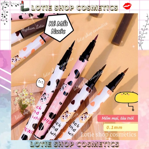 Bút kẻ mắt nước Liangnishi nội địa trung Eyeliner siêu mịn nhanh khô chống thấm nước Chính Hãng