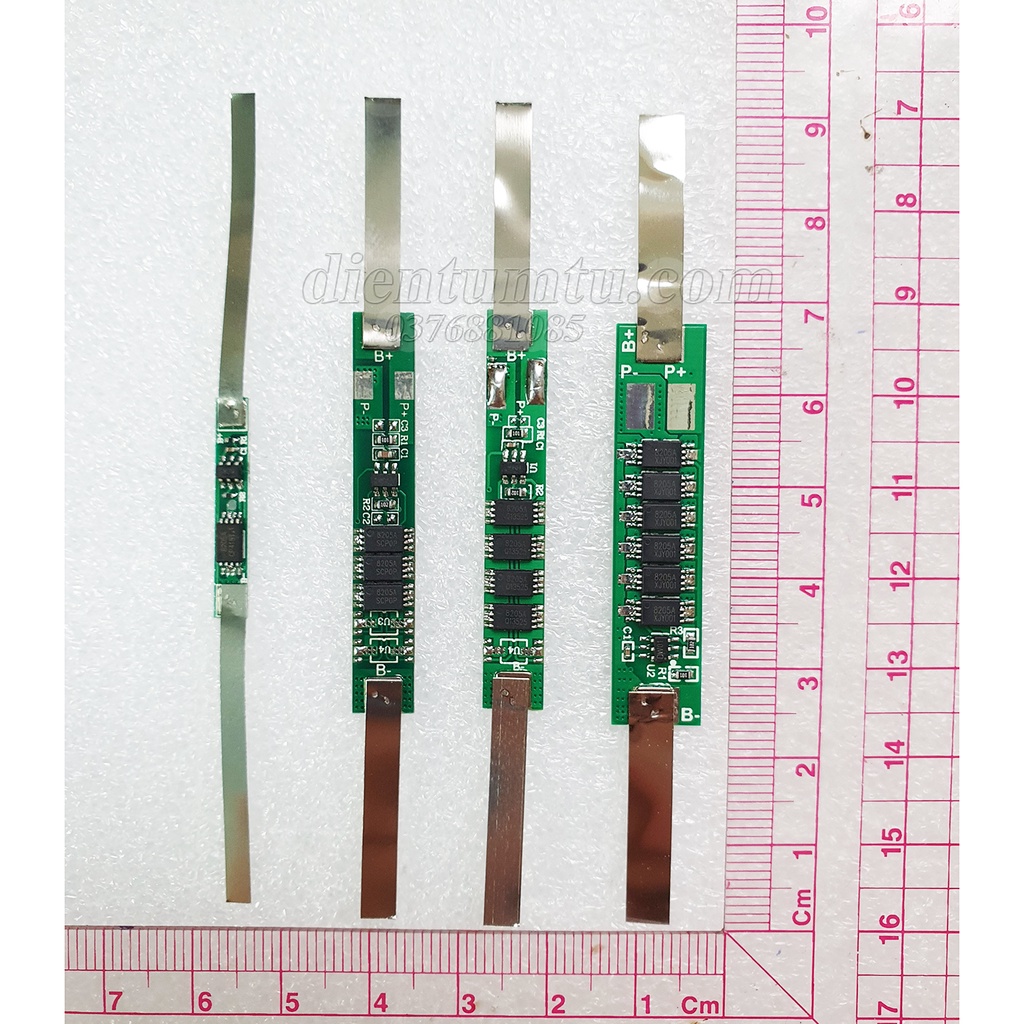 Mạch Sạc và Bảo Vệ Pin 1S 3.7V 2A - 9A dùng cho Pin Lithium - Li-ion - 18650