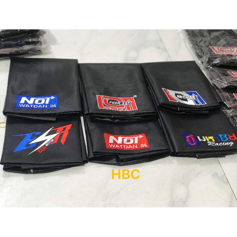 Da yên logo thêu vân Cacbon