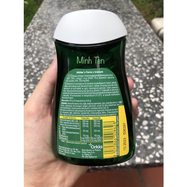 Dầu cá Moller dạng viên