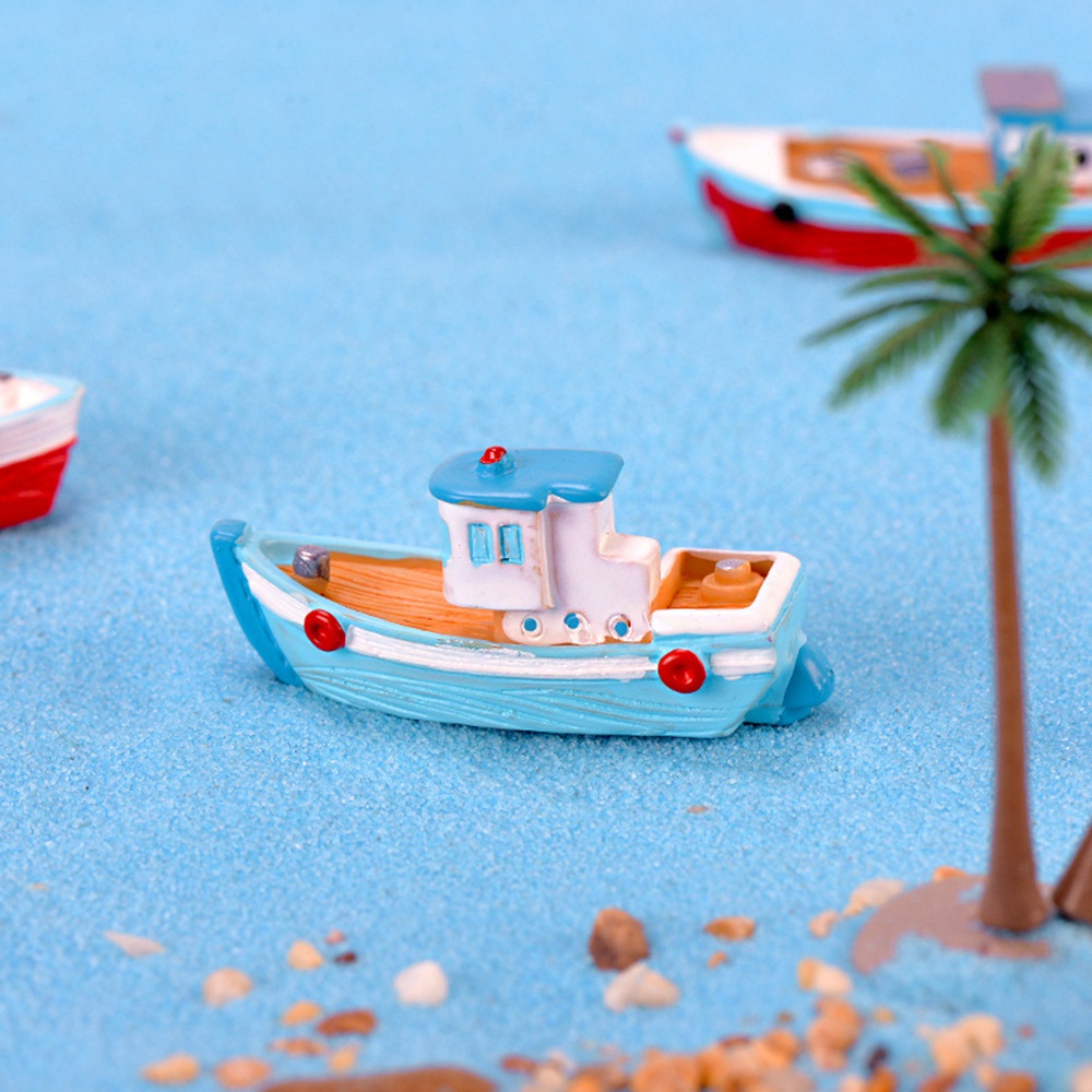 Epoch Đồ trang trí Thuyền Buồm Bằng Nhựa Resin Thủ Công Trang Trí Tiểu Cảnh / Bể Cá / Sân Vườn Diy