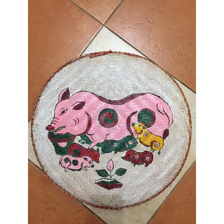 Tranh gà trống phong thuỷ 40cm