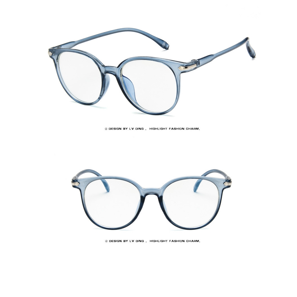 Mắt kính gọng tròn chống ánh sáng lam thời trang | BigBuy360 - bigbuy360.vn