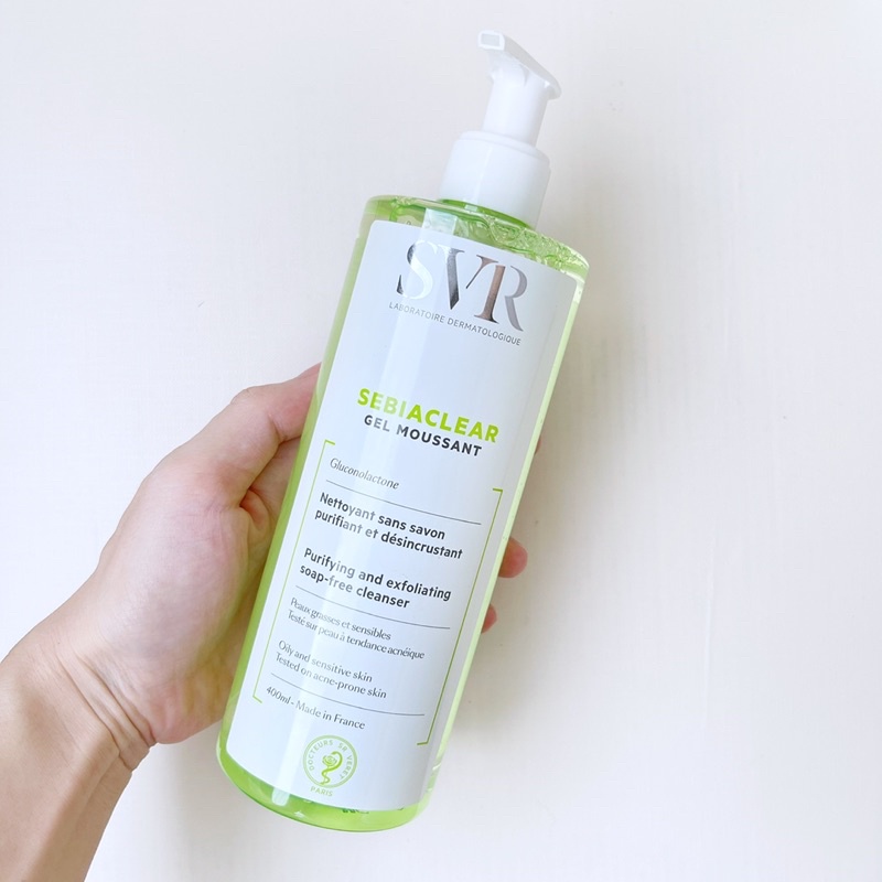 Sữa rửa mặt SVR SEBIACLEAR GEL MOUSSANT cho da dầu, mụn