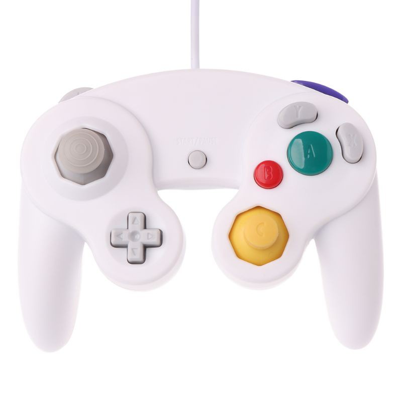 DOU NGC Wired Game Controller GameCube Gamepad for WII Video Game Console Control with GC Port