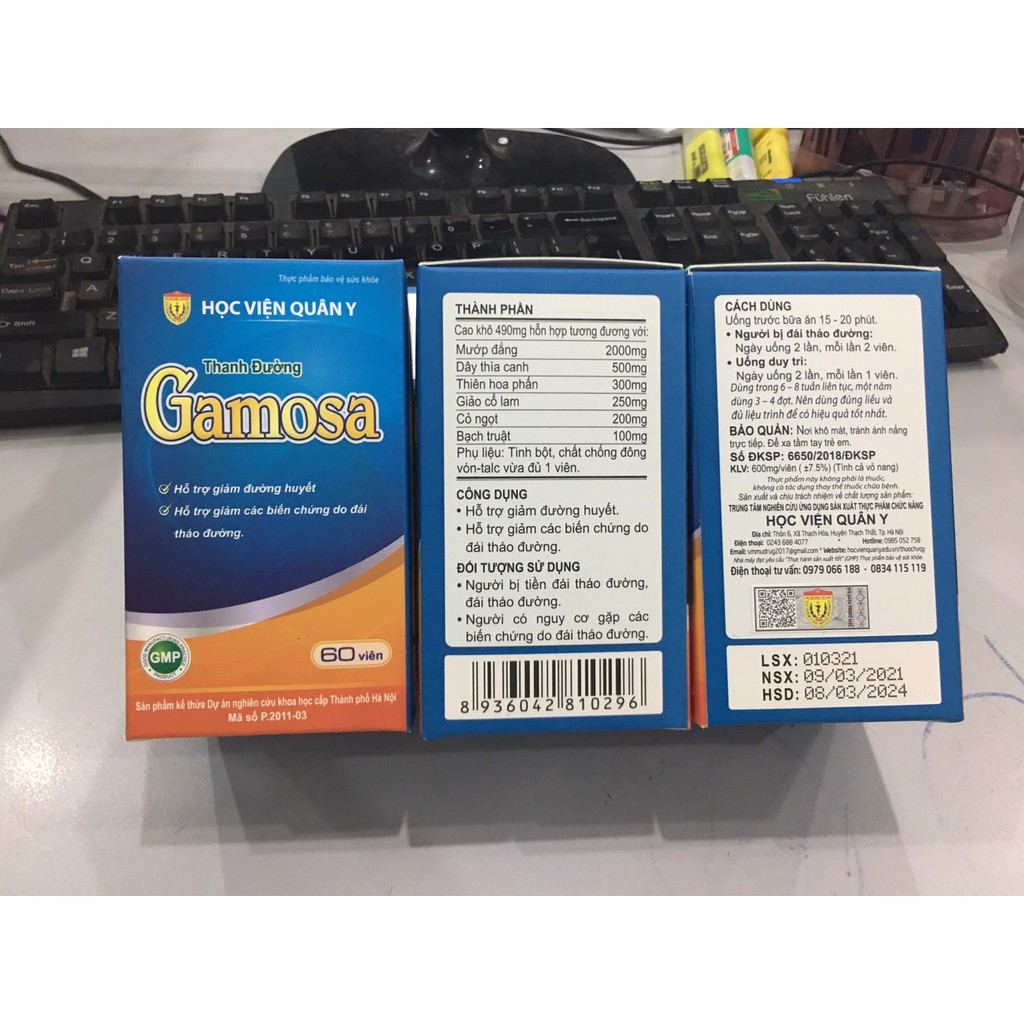 Thanh đường Gamosa - Thảo dược cho người bị tiểu đường