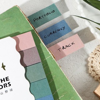 Bộ 120 Giấy Nhớ Đánh Dấu Nhiều Màu Sắc The Color Sticker Marker
