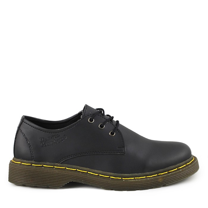 Giày Bốt Dr. Martens Docmart Cổ Thấp Màu Đen / Nâu Thời Trang Cho Nam Và Nữ