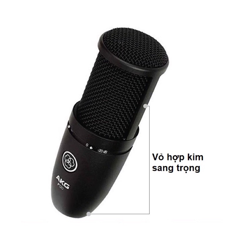 Mic thu âm AKG P120 chính hãng tặng kèm dây mic canon