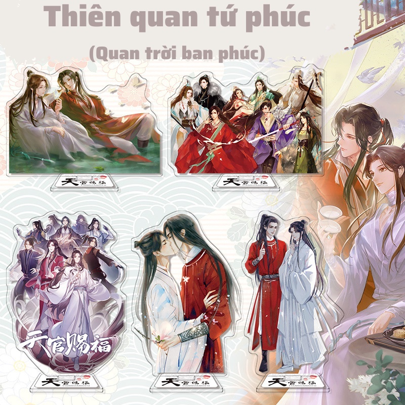 [Đam mỹ] 🌟 Standee mô hình Thiên Quan cao 16cm dày 4mm (2) | Bookstore KyoPyo