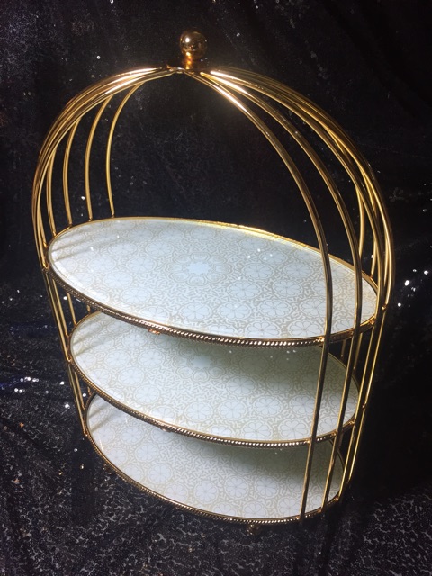 Khay bánh trang trí hình Ovan