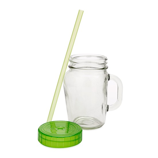 Cốc thủy tinh có quai đựng nước hoa quả 450ml