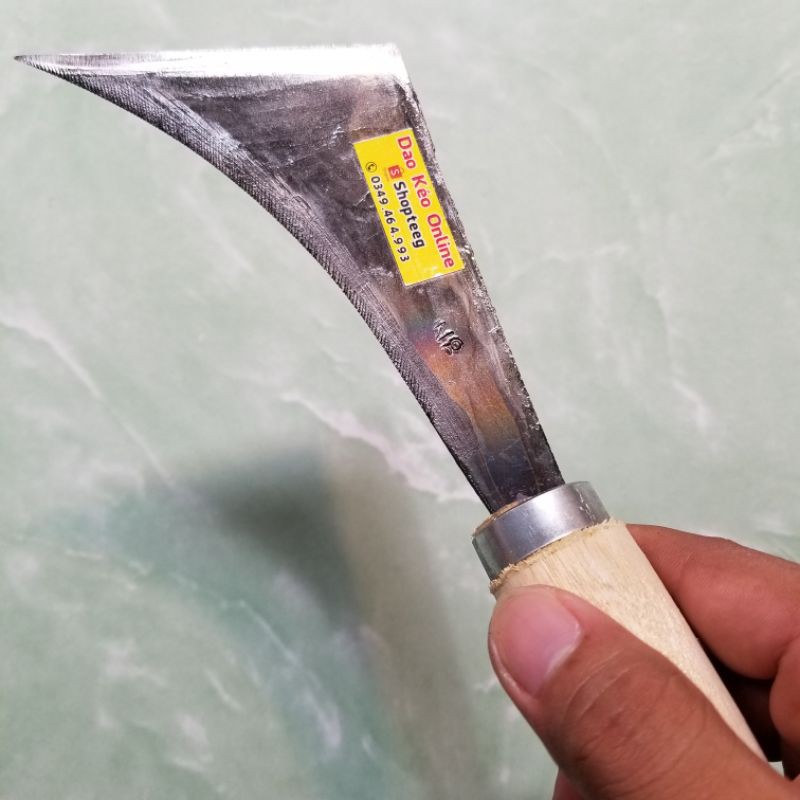 Dụng cụ bứng cỏ làm vườn tích hợp lưỡi liềm thép Cao Cấp