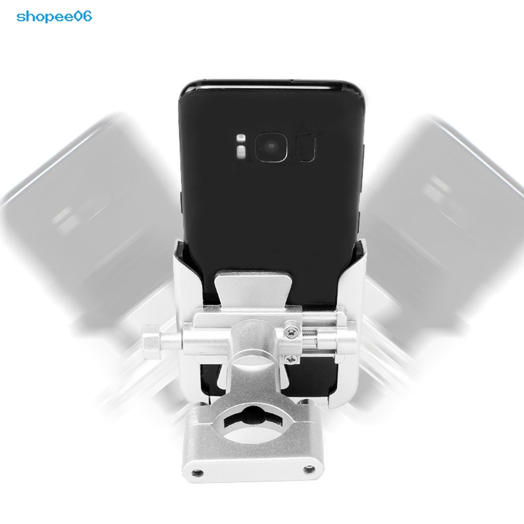 Giá đỡ điện thoại gắn tay lái xe máy xoay 360 độ