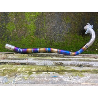 Cổ pô titan hàn pô zin cho ex150