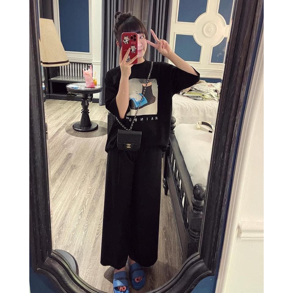 Quần đũi bán chun Gu ống rộng lưng cao xuất Nhật _ Quần ống rộng đũi siêu Hot | BigBuy360 - bigbuy360.vn