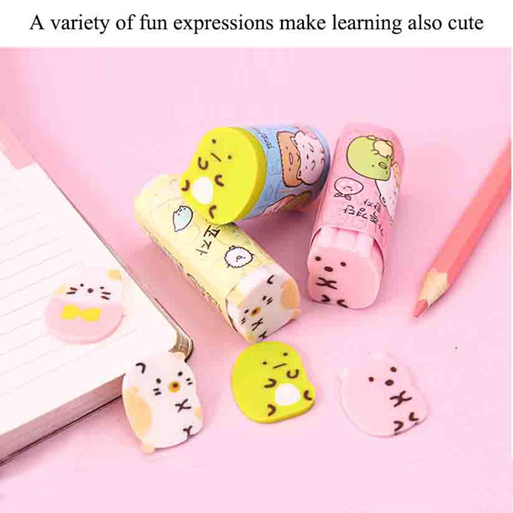 Gôm tẩy bút chì tạo hình động vật dễ thương