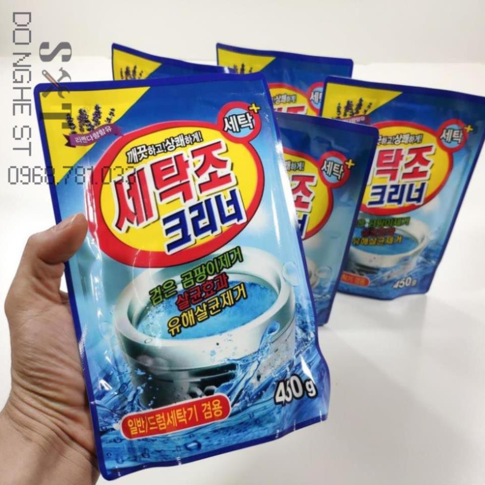 Bột tẩy lồng giặt cửa ngang cửa trước cửa trên Hàn Quốc - 450g