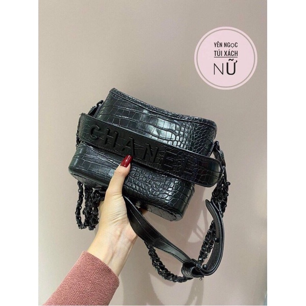 Túi HOBO chanel đen 💕 FREE SHIP💕 Túi xách nữ đeo vai đeo chéo hàng quảng châu cao cấp