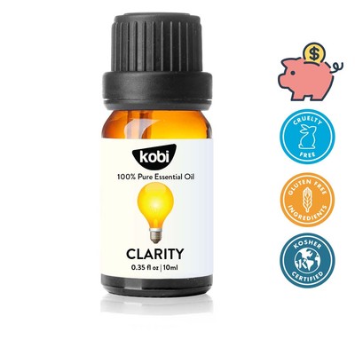 Tinh dầu Kobi Clarity essential oil blend giúp xua tan cảm giác mệt mỏi cho tinh thần minh mẫn và sáng tạo -10ml
