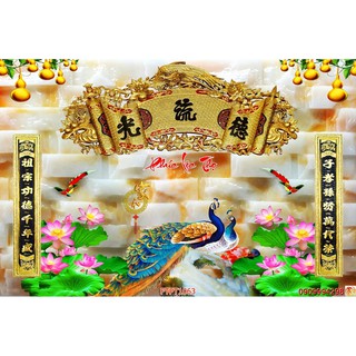 TRANH DÁN PHÒNG THỜ, BÀN THỜ NHIỀU MẪU HÀNG THIẾT KẾ SIÊU ĐẸP