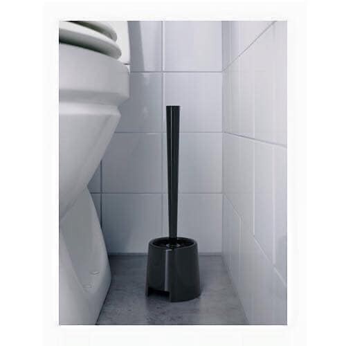 Chổi cọ vệ sinh toilet bồn cầu kèm giá đỡ sang trọng hiện đại. Giao mầu ngẫu Nhiên Ikea IK35